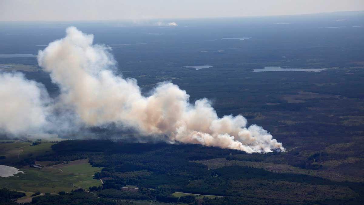 skogsbrand Sverige