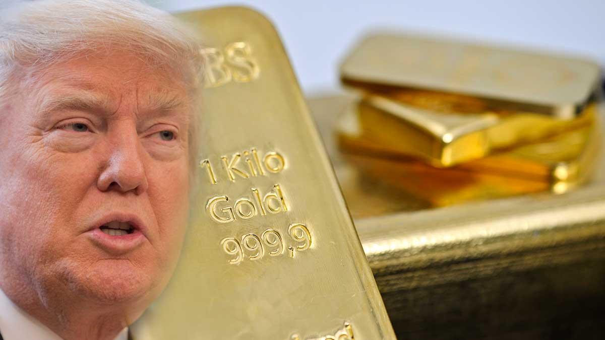 Donald Trump ger guldpriset eld i baken. (Foto: TT)