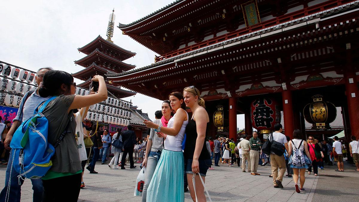 Japan har på senare upplevt en turistboom
