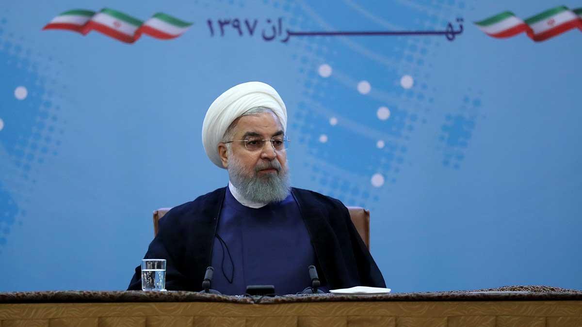 Irans president Hassan Rouhani. (Foto: TT)
