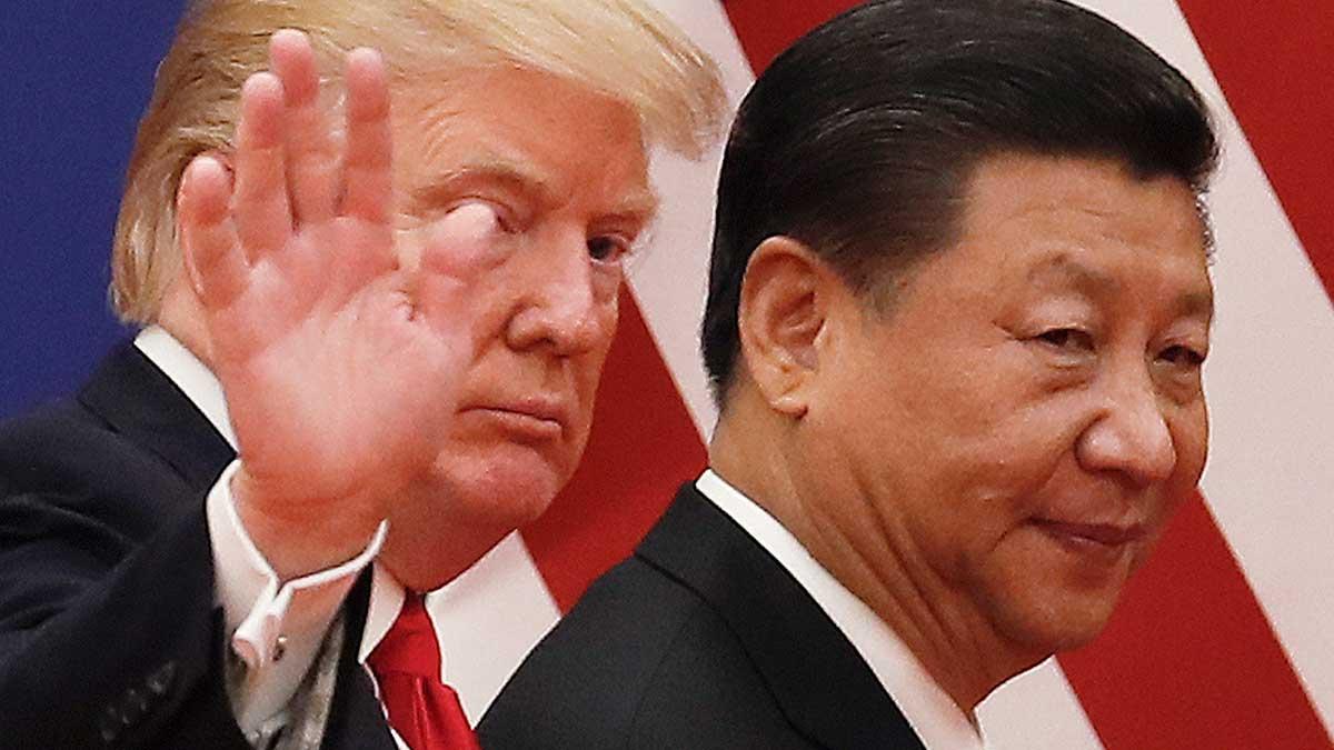 USA:s president Donald Trump och Kinas president Xi Jinping. (Foto: TT)