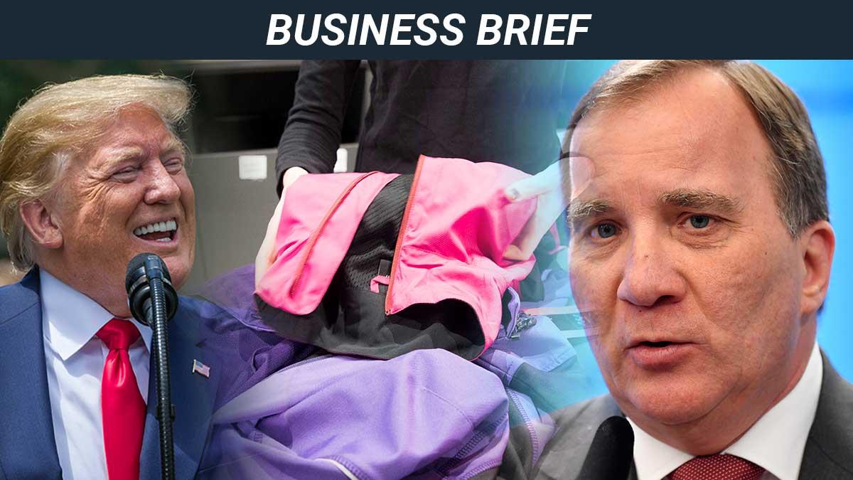 businessbrief-trump-kläder-hm-löfven-sd