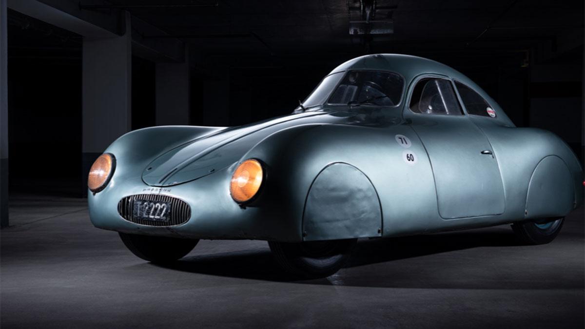 Auktionen i USA med världens äldsta Porsche, byggd 1939, floppade på alla fronter. (Foto: RM Sotheby’)