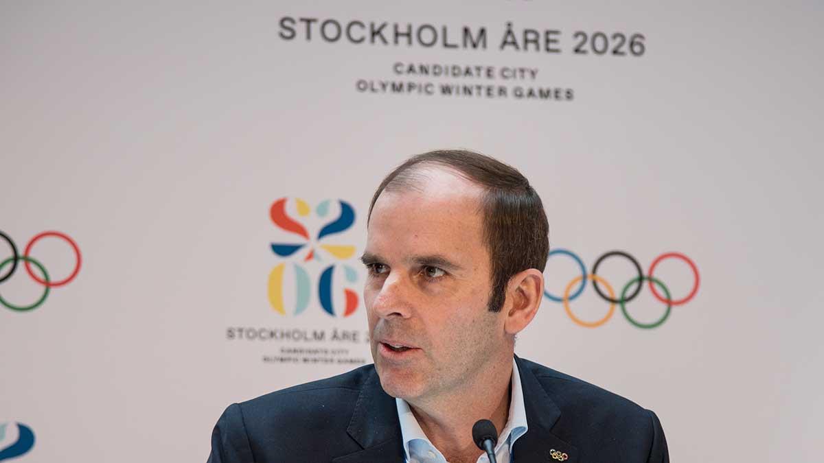 Richard Brisius, vd för Sveriges satsning att få vinter-OS 2026, uppges ha kopplingar till skatteparadis. (Foto: TT)