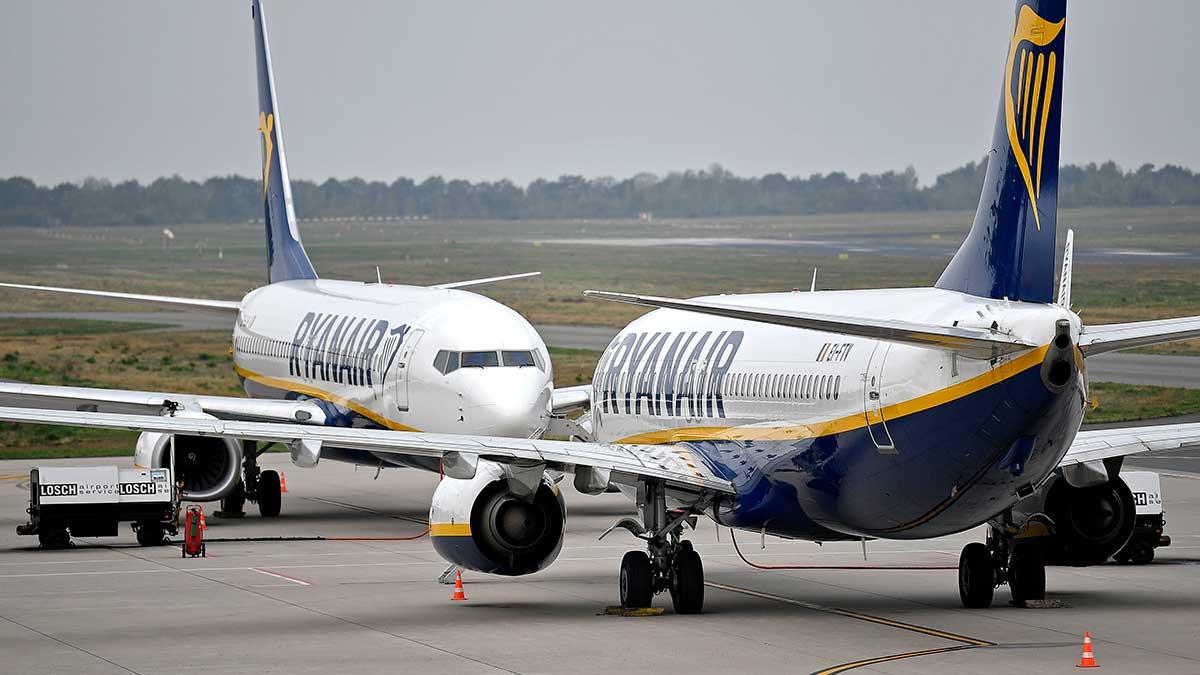 Ryanair planerar att återuppta 40 procent av de planerade flygningarna från onsdagen den 1 juli. (Foto: TT)