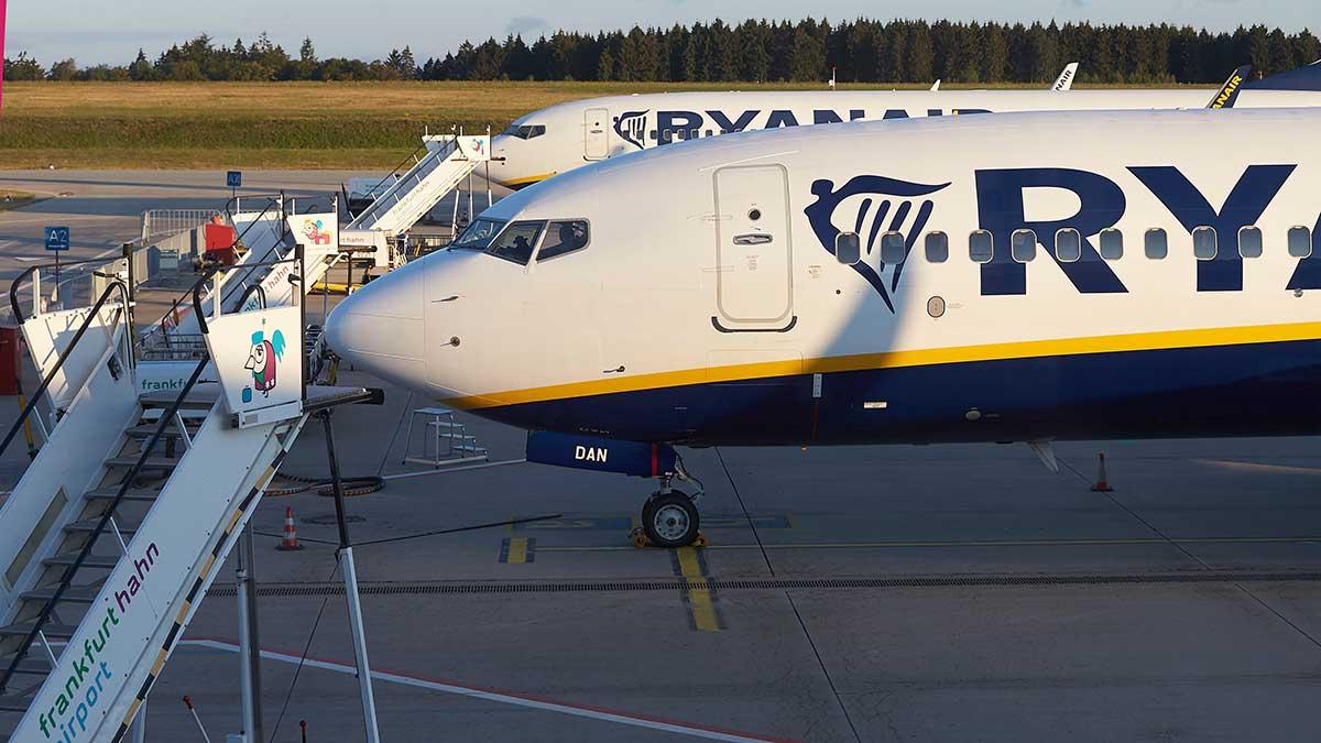 Ryanair-piloterna har röstat igenom att de ska strejka i två omgångar över lönen och andra villkor i Storbritannien. (Foto: TT)