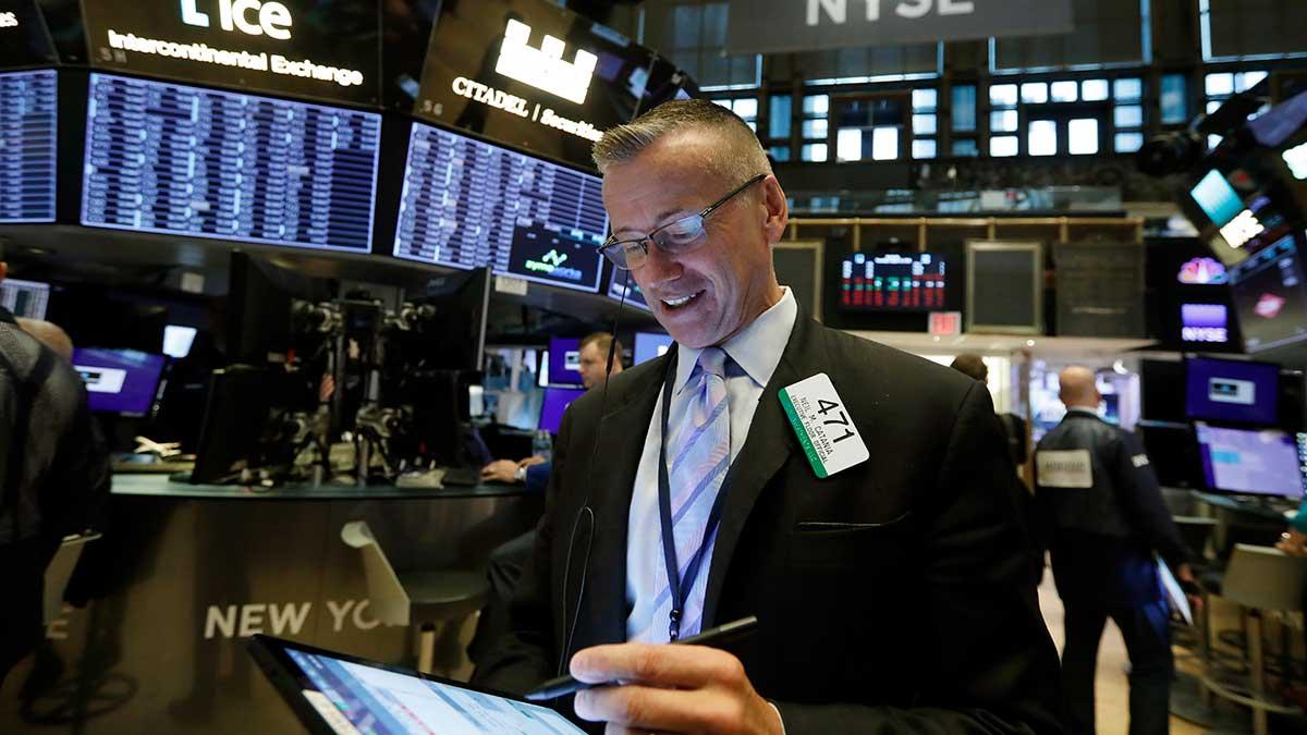 Wall Street stängde till slut på plus efter en trevande inledning i tisdagens börshandel. (Foto: TT)