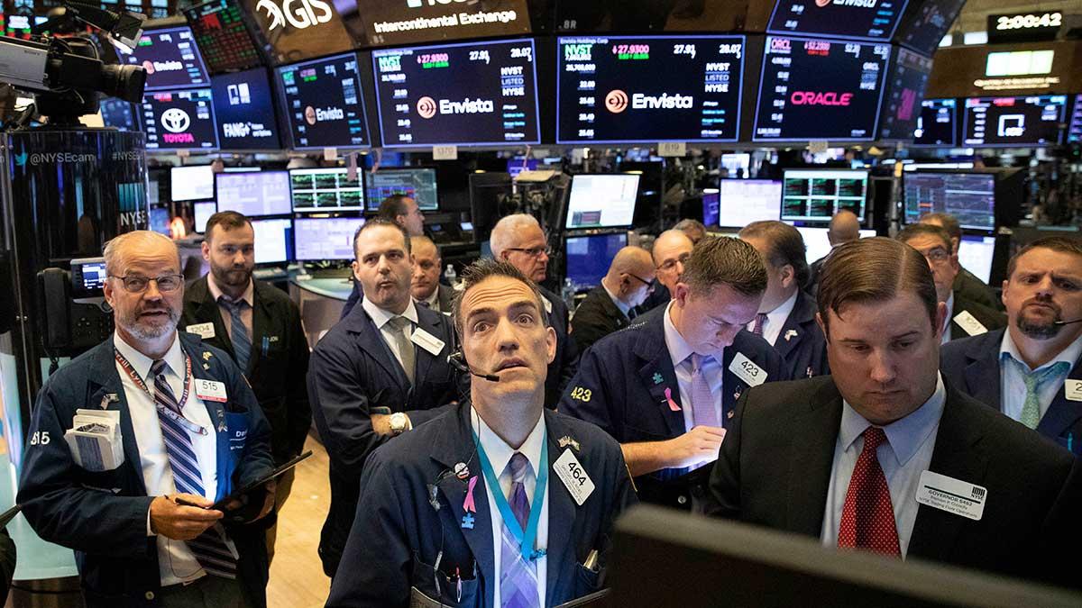 De amerikanska börserna handlades under press på torsdagen. (Foto: TT)