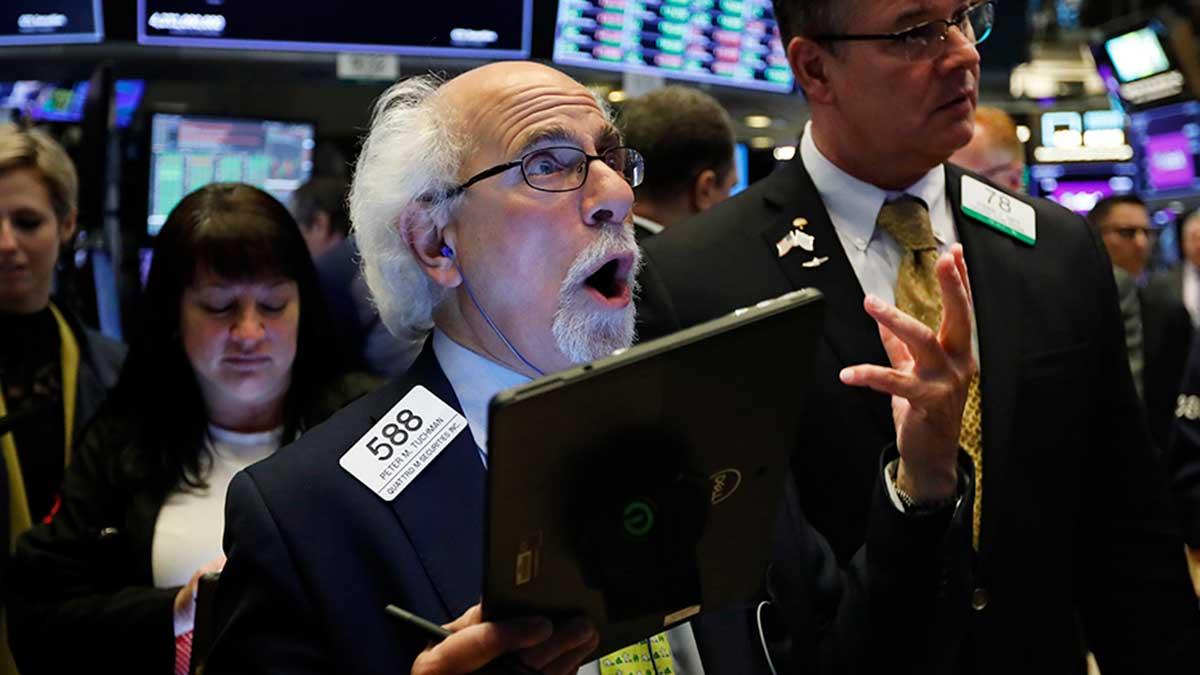 New York-börserna gick starkt på måndagen, med en upprekyl för tekniksektorn efter den svaga förra veckan. (Foto: TT)