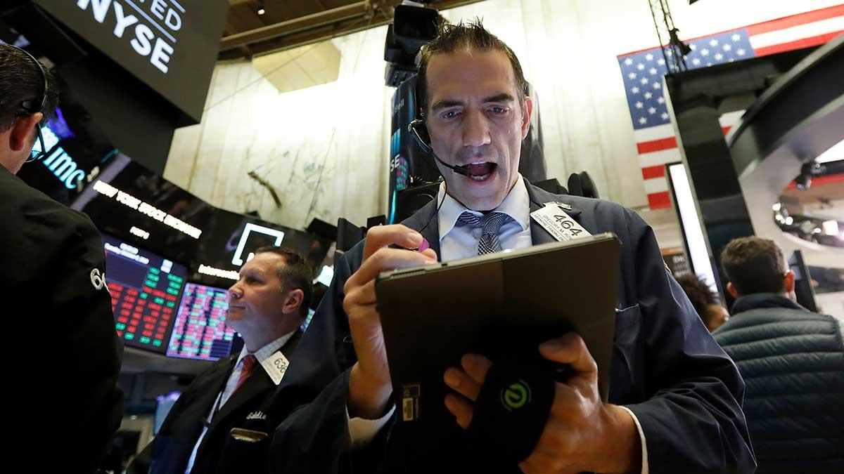 De amerikanska börserna steg för första gången på tre dagar på nya förhoppningar i handelssamtalen. (Foto: TT)