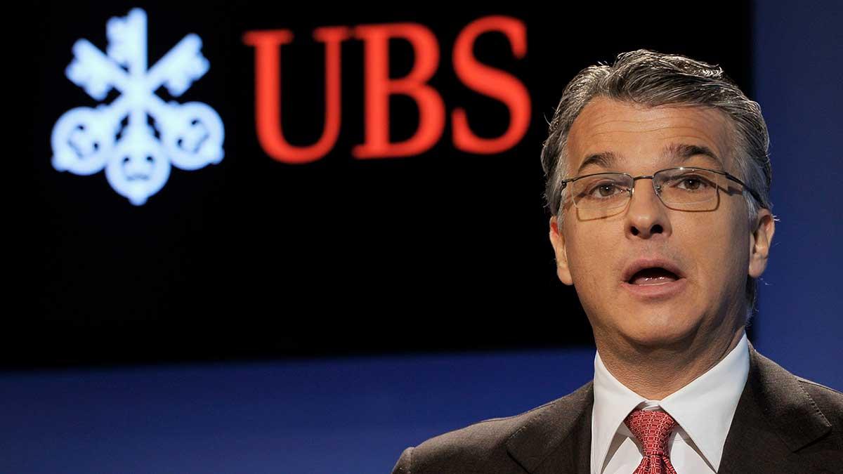 UBS vd Sergio Ermotti anser att en konsolidering av den europeiska banksektorn är nödvändig för bankernas överlevnad. (Foto: TT)