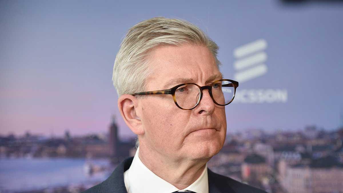 Telekomjätten Ericssons vd har uttalat att han inte skulle känna sig komfortabel med att ha USA som kontrollägare i bolaget. Vita huset diskuterar ånyo förvärv av bland annat den svenska telekomjätten med fokus på 5G-tekniken. (Foto: TT)