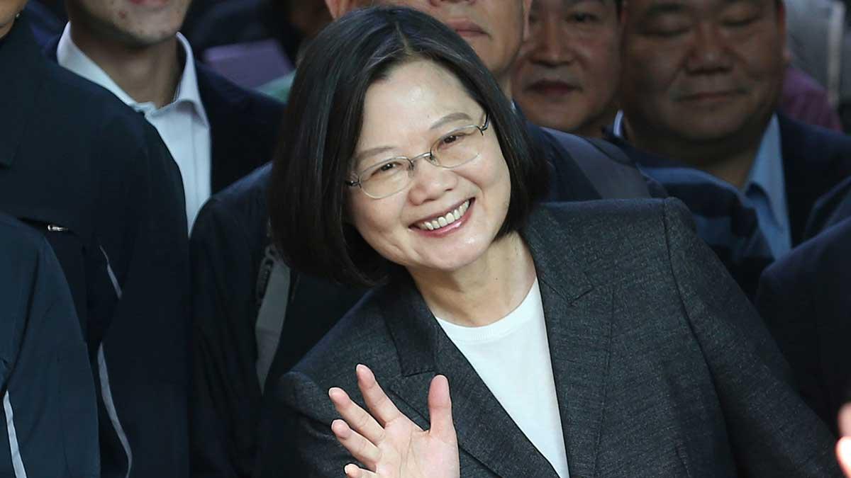 Taiwans nyvalda president Tsai Ing-wen. (Foto: TT)