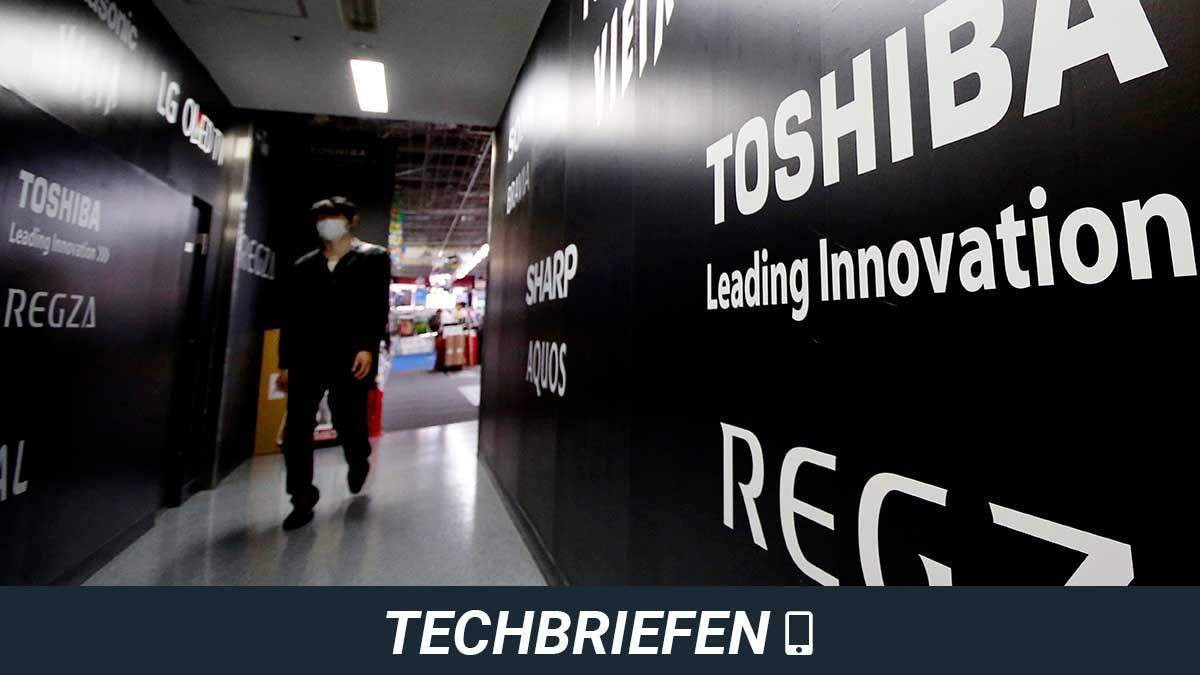 Toshibas dotterbolag inom IT-tjänster är inblandat i en skandal kring påhittade köp för 365 miljoner dollar, motsvarande 3,5 miljarder kronor. (Foto: TT / montage)