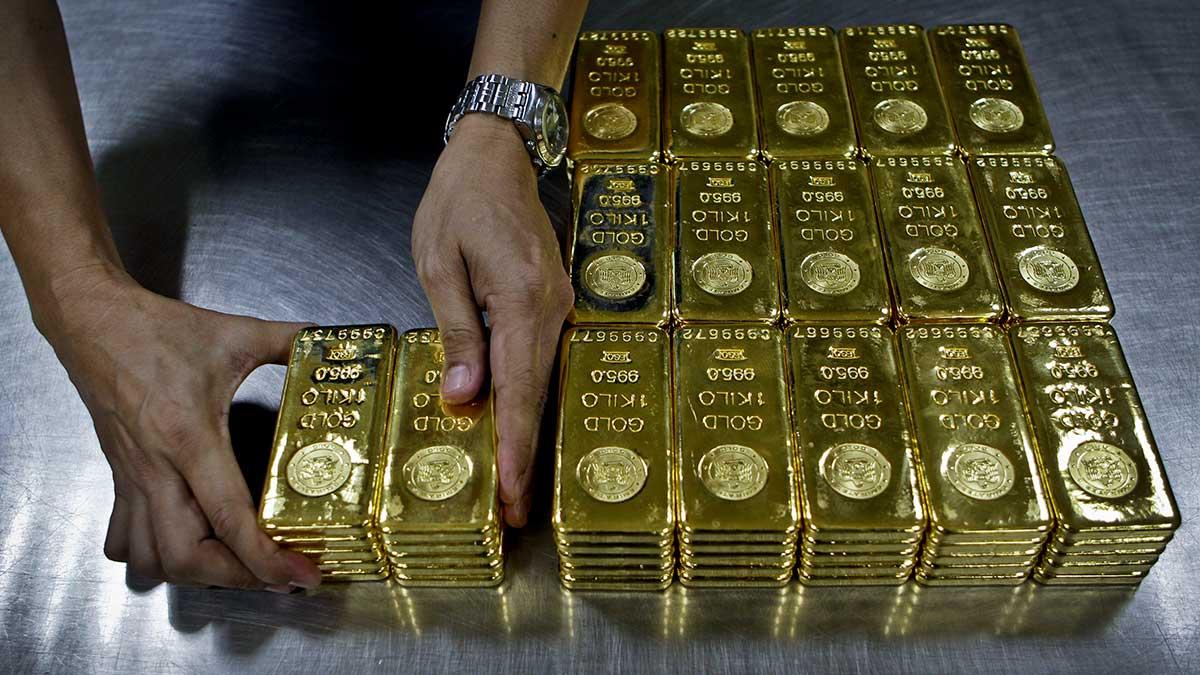"Guld är en gratislunch för den som inte redan har ädelmetallen i sin portfölj", anser Michel Rufli, vd för Nordic Gold Trade. (Foto: TT)