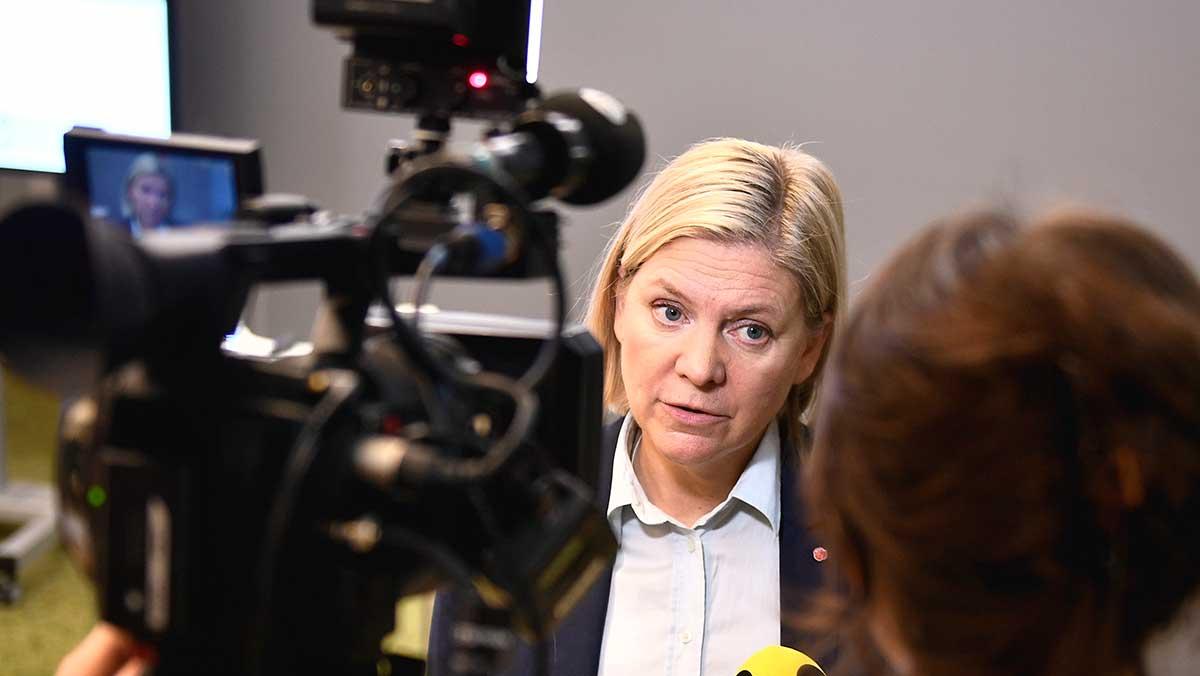 Finansminister Magdalena Andersson (S) välkomnar EU:s tuffare tag mot skatteplanering där pengarna enligt Andersson ofta handlar i "riskkapitalisternas fickor". (Foto: TT)