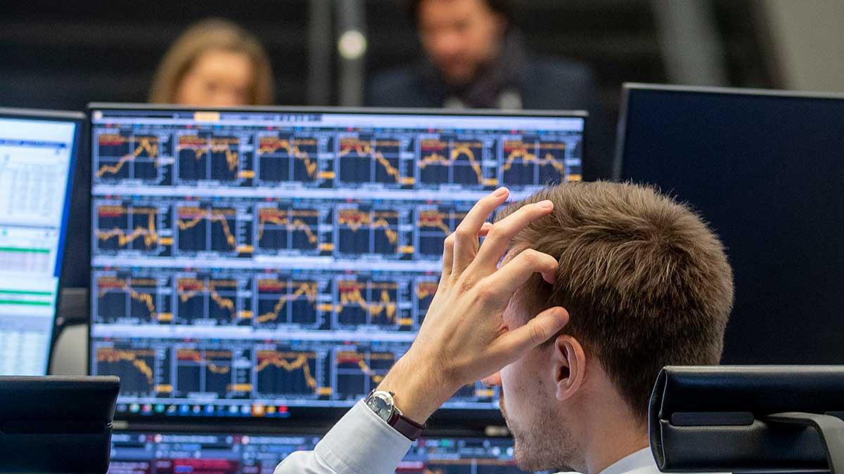 Det som händer i dag på börsen kan vara början på slutet på eländet, enligt Di:s expert. Bilden är från Frankfurtbörsen. (Foto: TT)