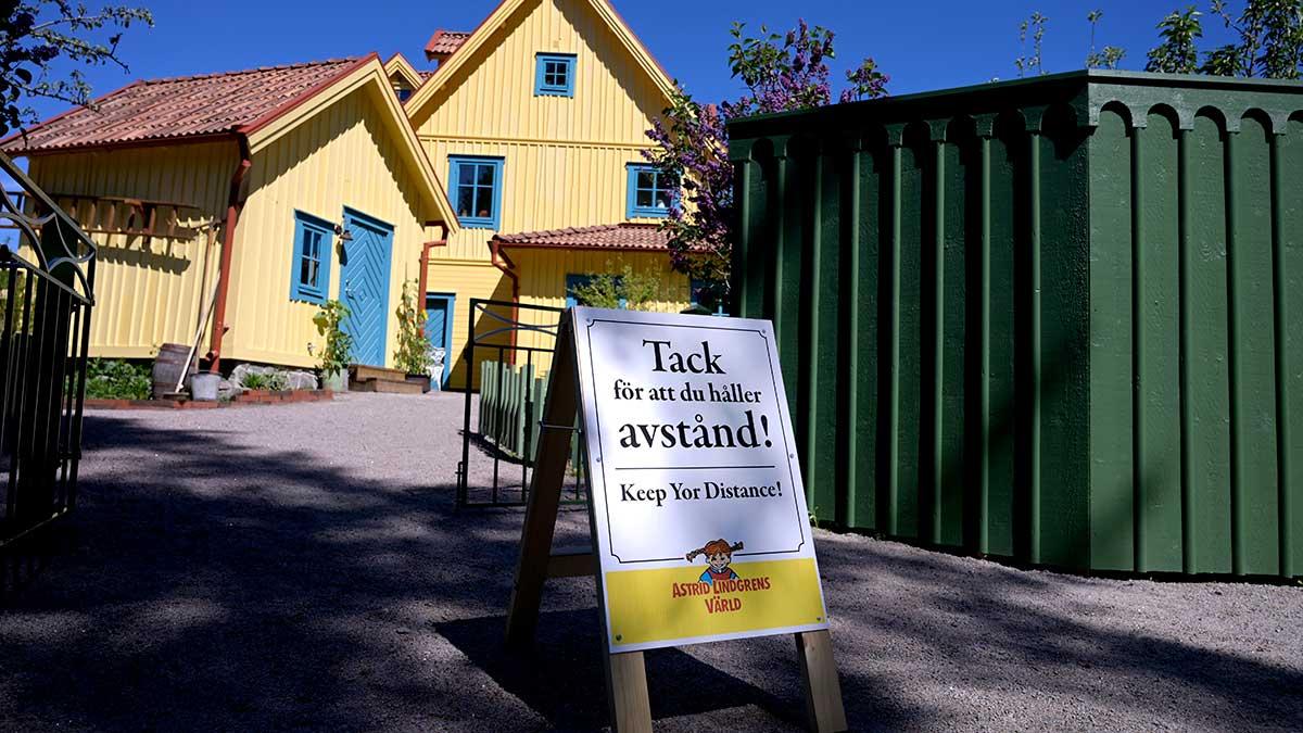 På söndag stänger Astrid Lindgrens värld för säsongen, bara elva dagar efter premiären. En förlust på 120 miljoner kronor i coronakrisen är orsaken. (Foto: TT)