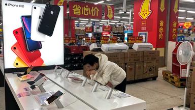 Apples Iphone-återhämtning i Kina har redan kommit av sig. (Foto: TT)