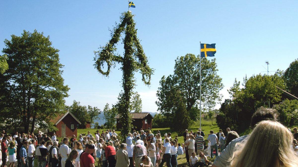 Midsommarfirande, sill och potatis - kanske så svenskt det kan bli. Till helgens andra maträtter tipsar vår vinexpert om 5 fyndviner. (Foto: Hasse Holmberg/TT)