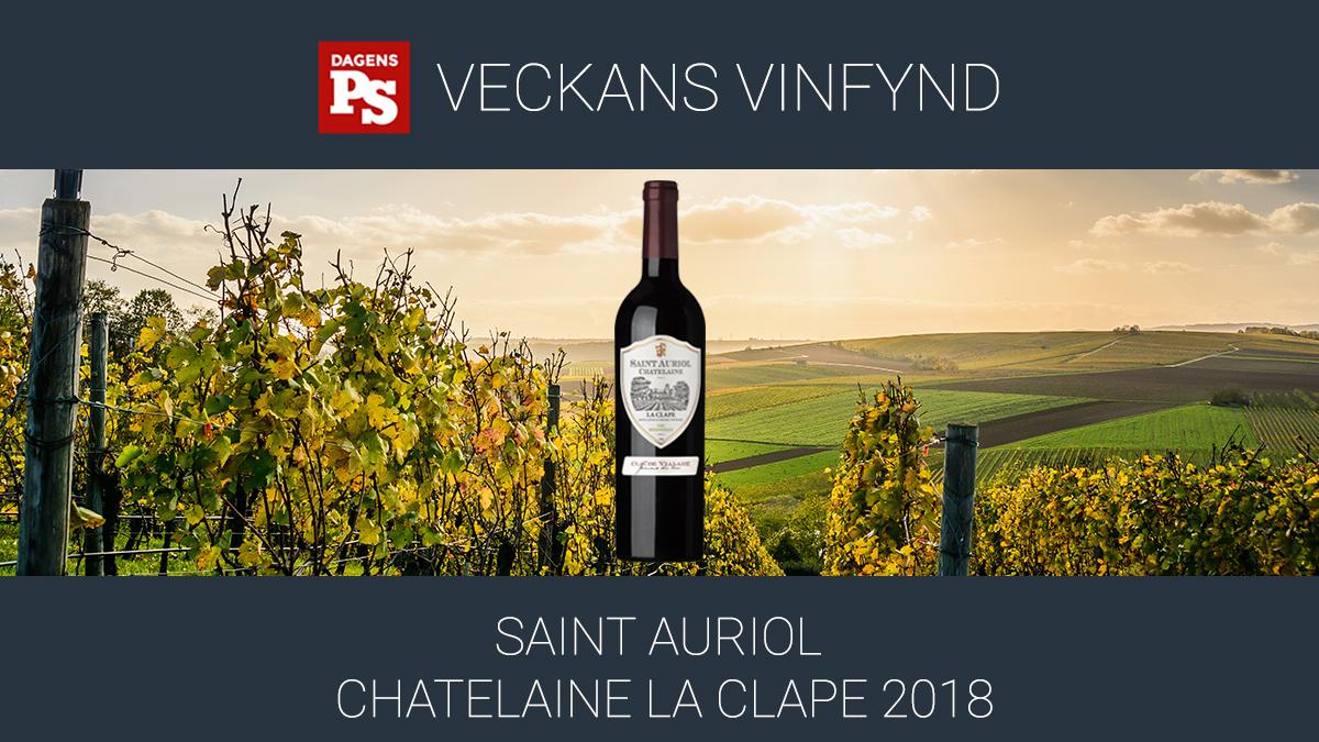 Veckans vinfynd Saint Auriol Chatelaine La Clape 2018 är ett grillvänligt vin med schwung.