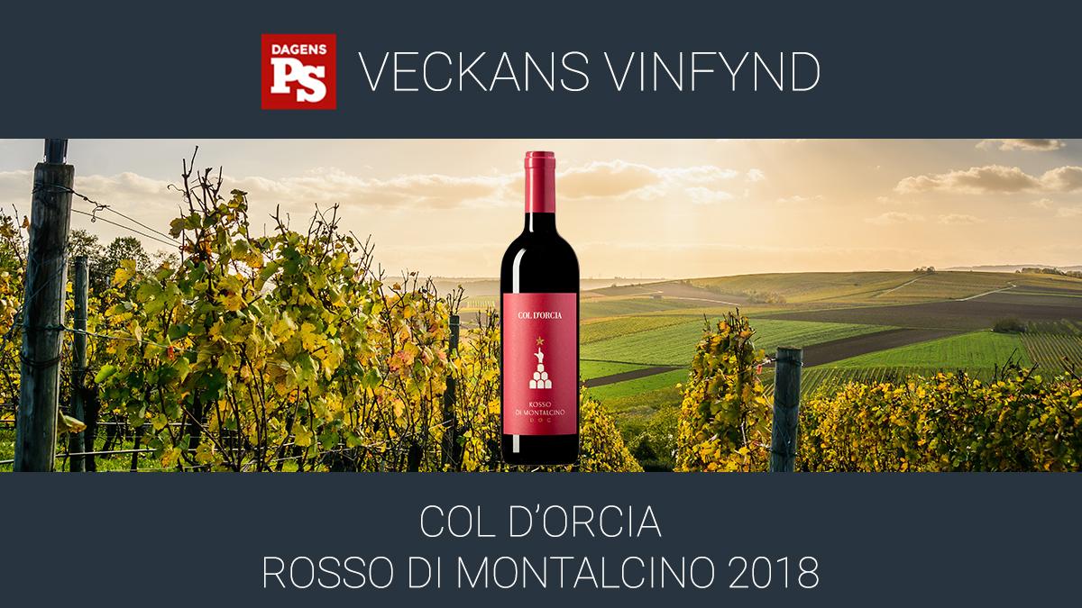 Veckans vinfynd är en Rosso di Montalcino från Col d’Orcia i Toscana - en av de bästa producenterna av Brunello di Montalcino.