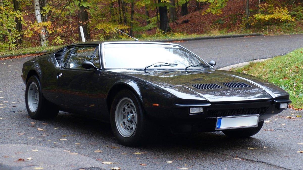 De Tomaso Pantera, svart och tidlöst vacker, En investering bättre än börsen
