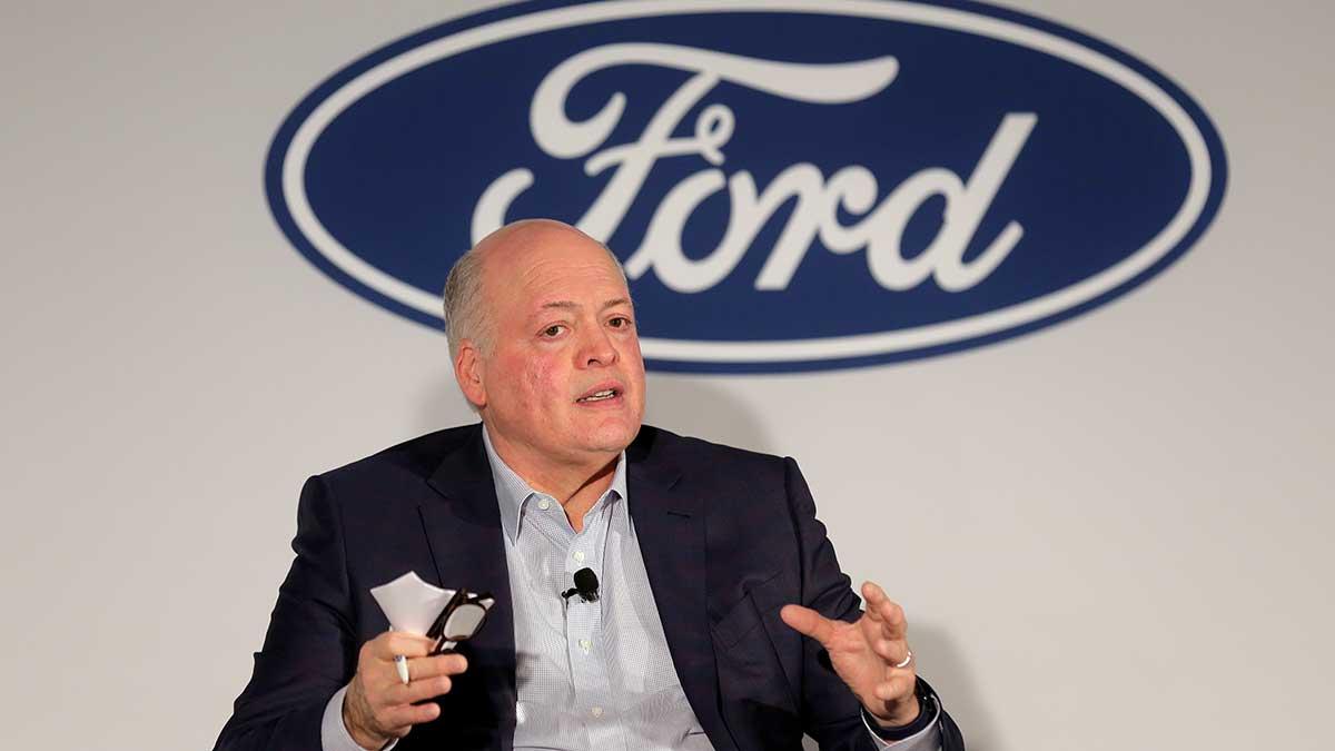 Jim Hackett avgår som vd för Ford, en position som han har haft sedan maj 2017. (Foto: TT)