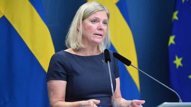 Finansminister Magdalena Andersson (S) deklarerar att "kapitalskatterna behöver höjas" i den kommande höstbudgeten, som hon menar blir "historisk". (Foto: TT)
