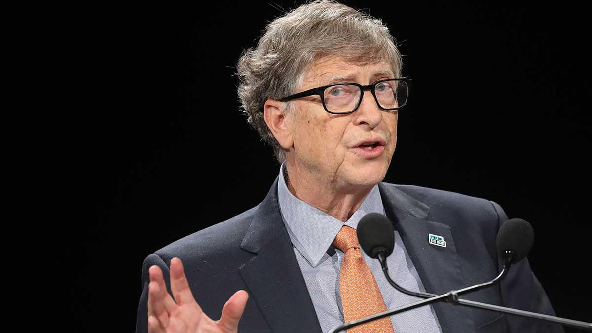 Multimiljardären och filantropen Bill Gates hyllar Sveriges generositet. (Foto: TT)