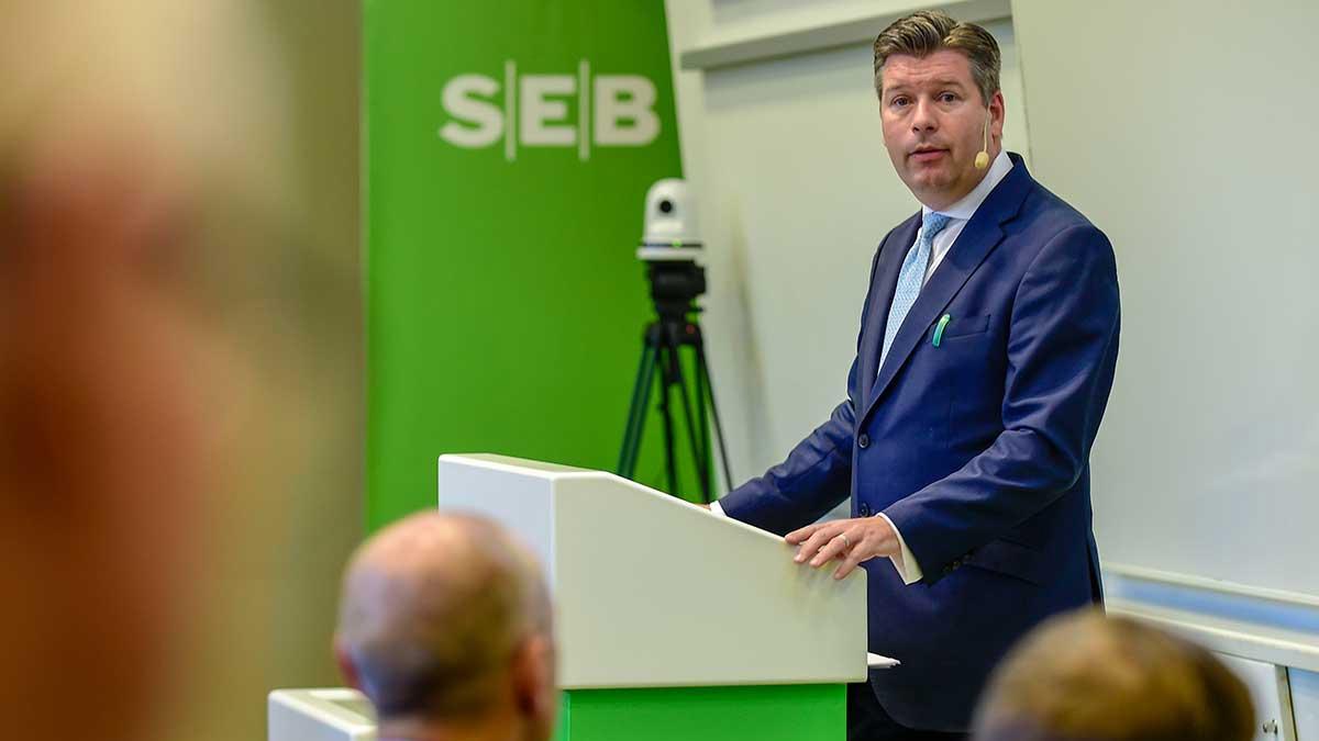 SEB:s vd Johan Torgeby vägrar ställa upp för en intervju med SVT:s Uppdrag granskning om misstankarna om penningtvätt. (Foto: TT)