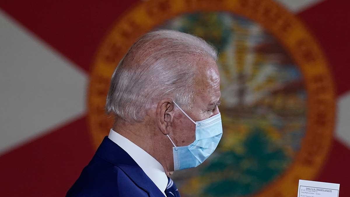 USA:s nästa president Joe Biden utser under måndagen en grupp på tolv personer att leda landets hantering av coronapandemin. (Foto: TT)