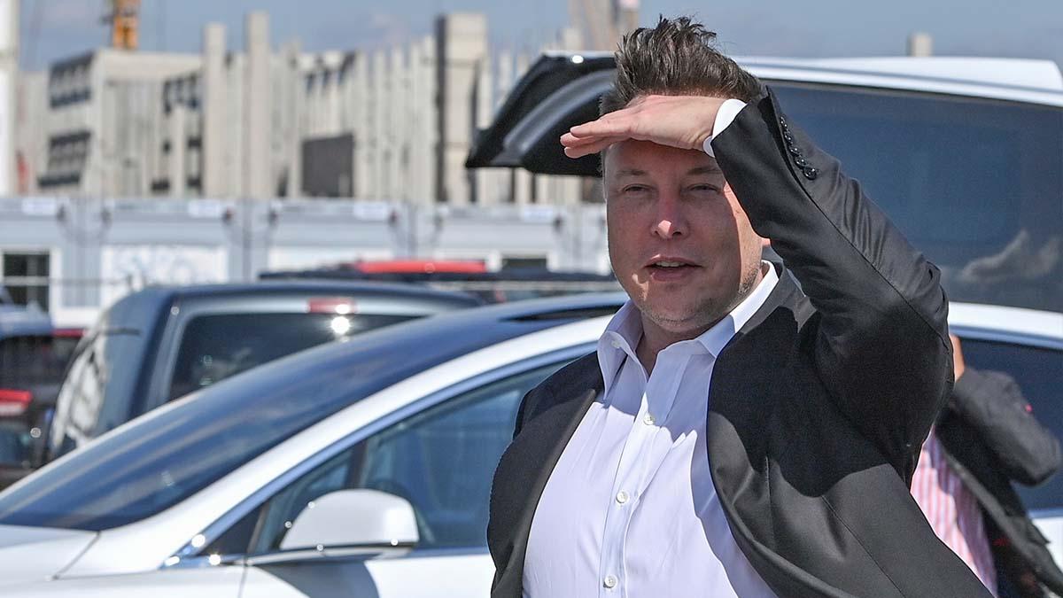 Teslas vd Elon Musk har spanat och siktar nu in sig på bilförsäkringsbranschen. (Foto: TT) Tesla Försäkring