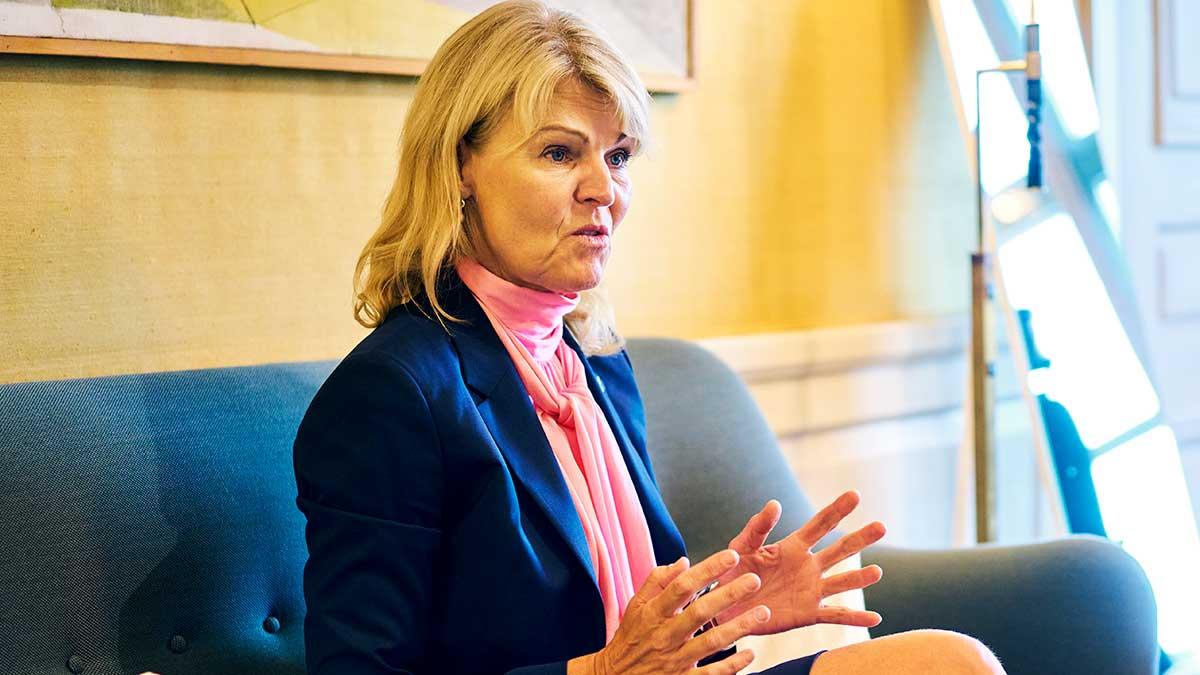 Sveriges handelsminister Anna Hallberg (S) tror att Sveriges handelsrelationer med USA kan stärkas efter maktskiftet i Vita huset. (Foto: TT)