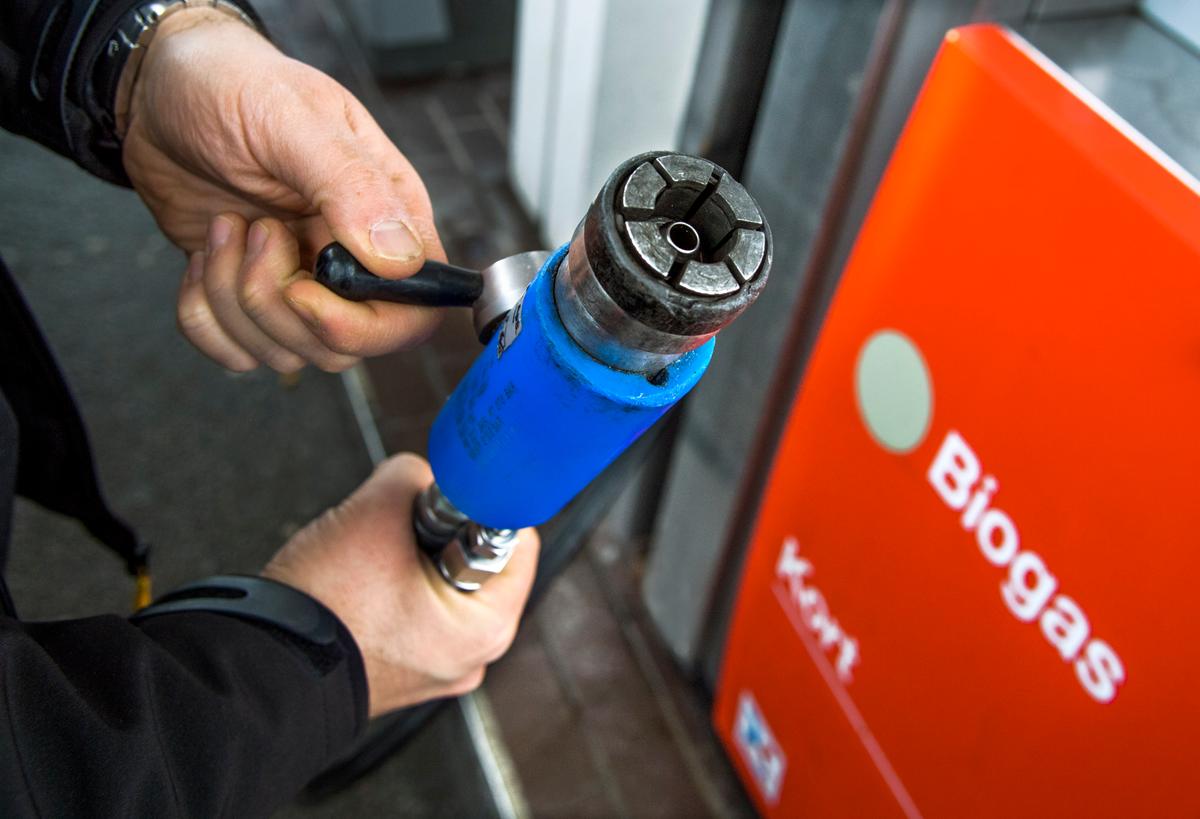 EU blickar mot Sveriges biogas när det gäller att ställa om transportsektorn. (Foto: TT)