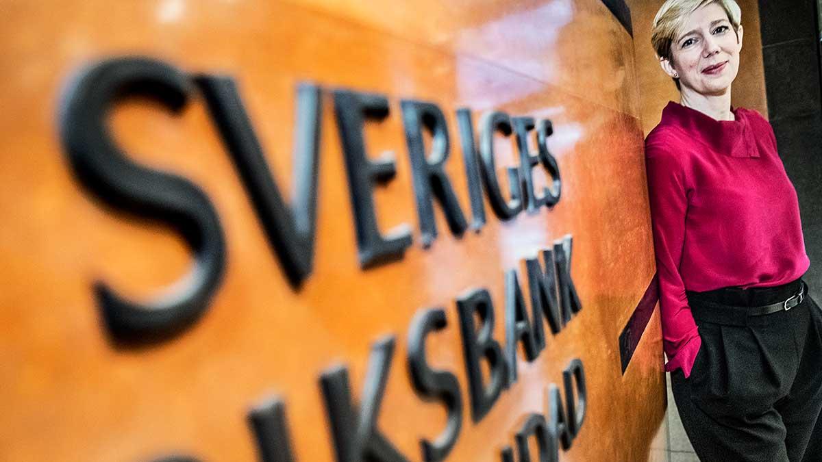 Vice riksbankschef Anna Breman menar att det vore naivt att inte tro att klimatfrågan påverkar alla. Svenska Riksbanken är en av 78 centralbanker i världen som är med i klimatklubben, som den kallas i dagligt tal. (Foto: TT)