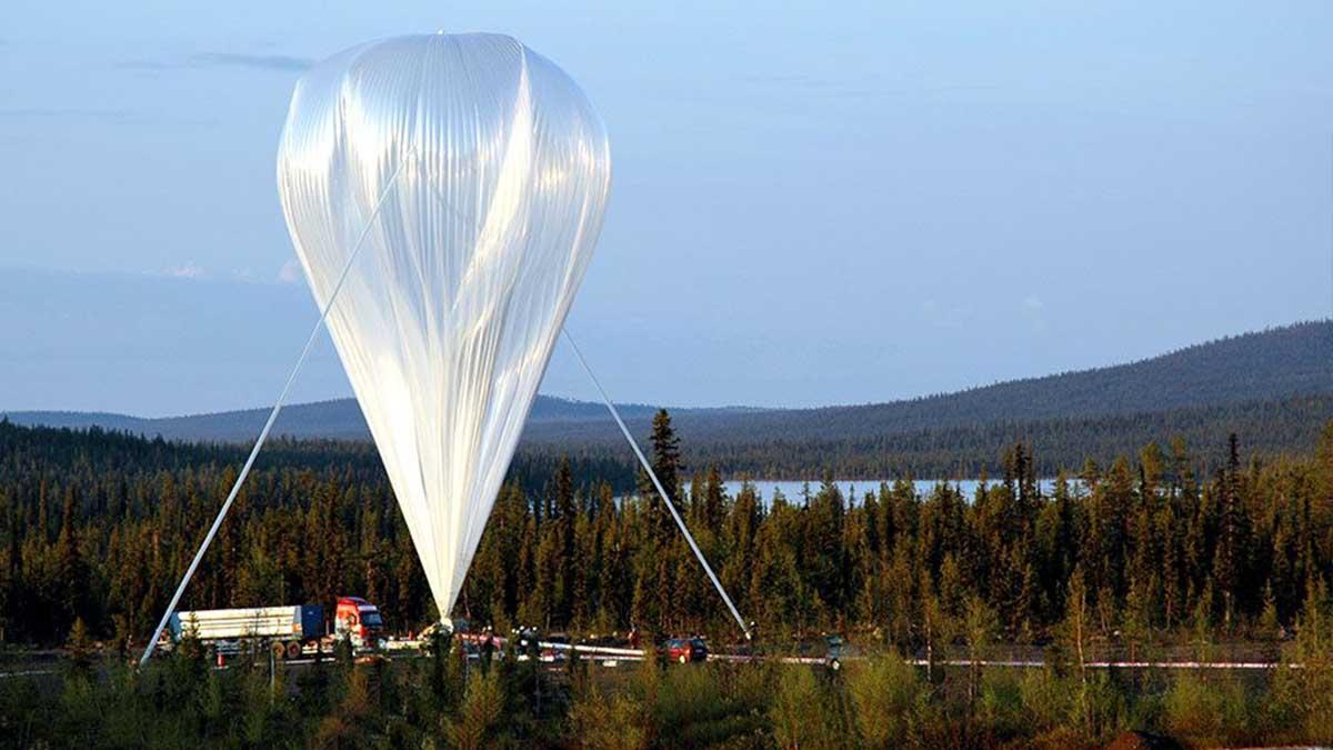 Ballongprojektet planeras vid rymdbasen i Kiruna. (Foto: SSC)