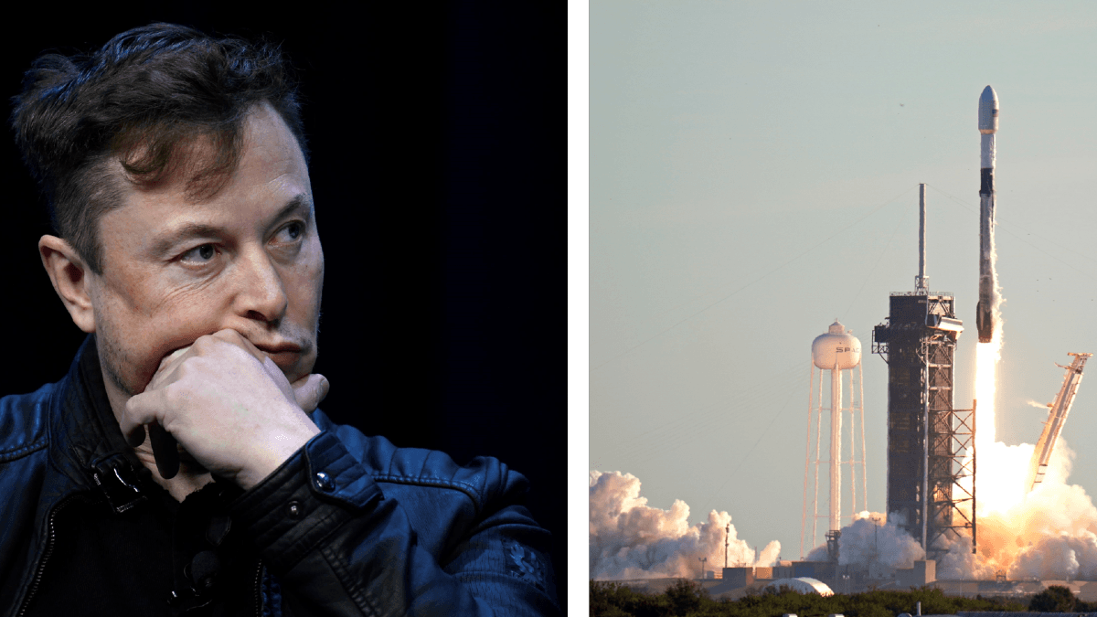 Elon Musk har inte kommenterat den misslyckade uppskjutningen av SpaceX raket. (Foto: TT)