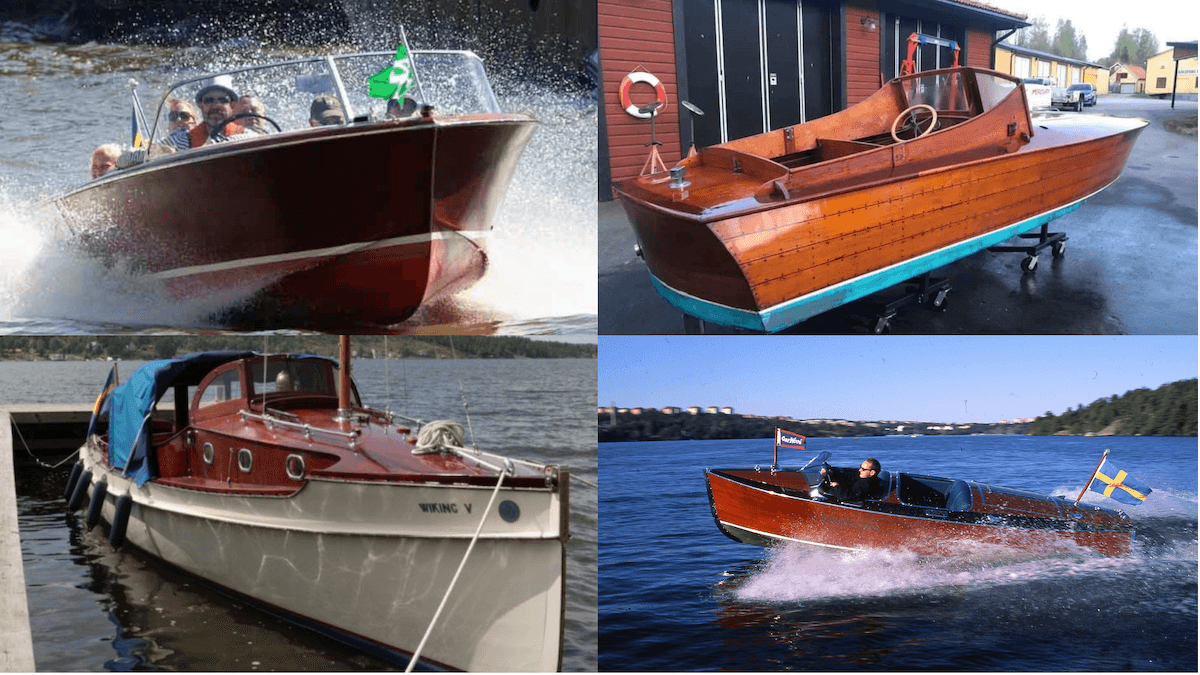 Klassiska båtar till salu