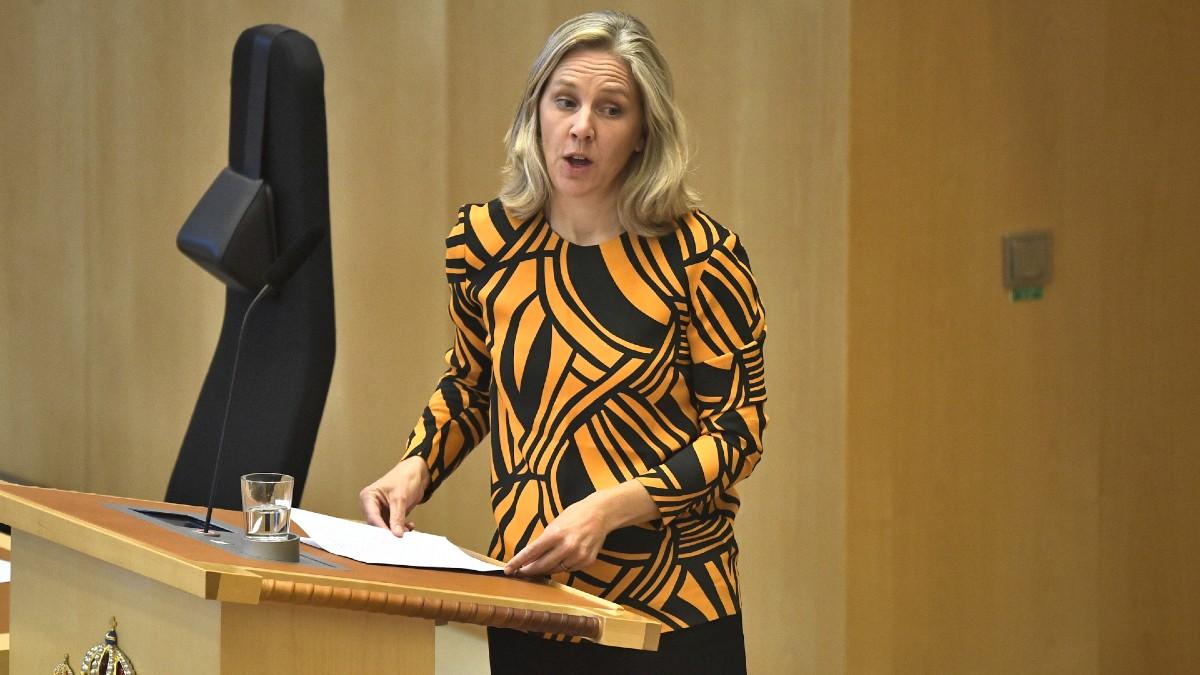 Karolina Skog, ekonomisk talesperson för MP, kräver högre skatter på kapital och fastigheter. (Foto: TT)