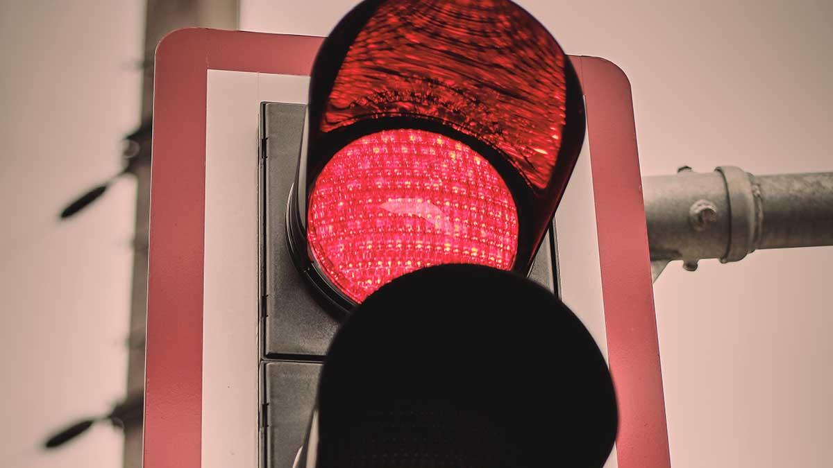 trafikljus, rött ljus, aktieandel