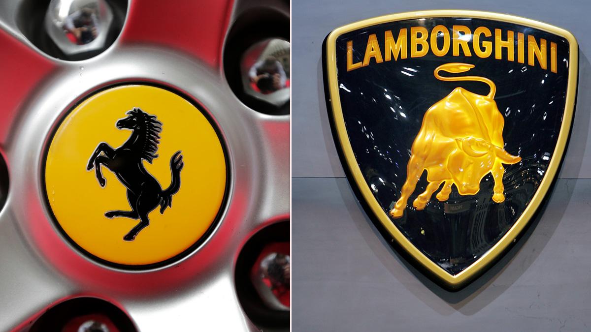 Ferrari och Lamborghini