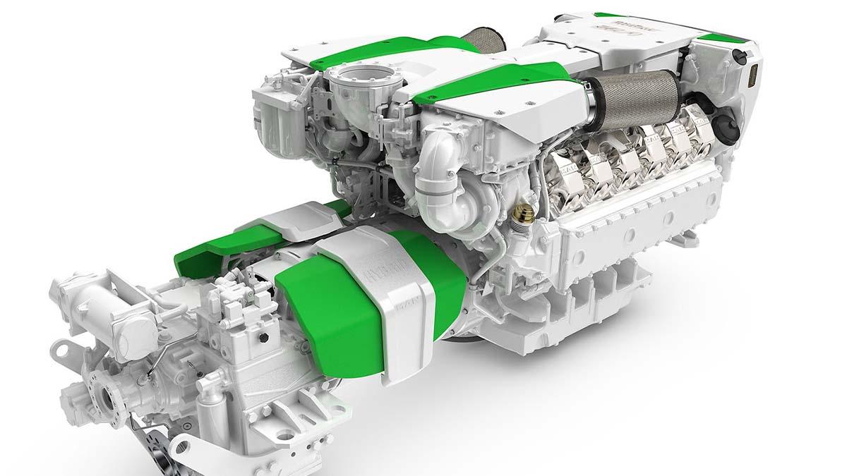 Dieselmotortillverkaren MAN presenterar ett nytt högeffektivt system med Smart Hybrid för effekter på upp till 2 500 hk.