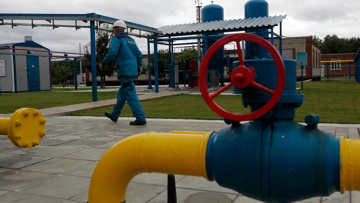 naturgas, en ledning i Ukraina.