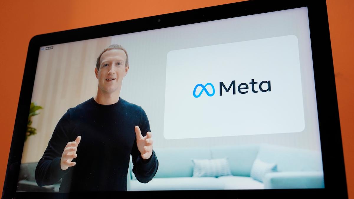 Mark Zuckerberg presenterar Meta