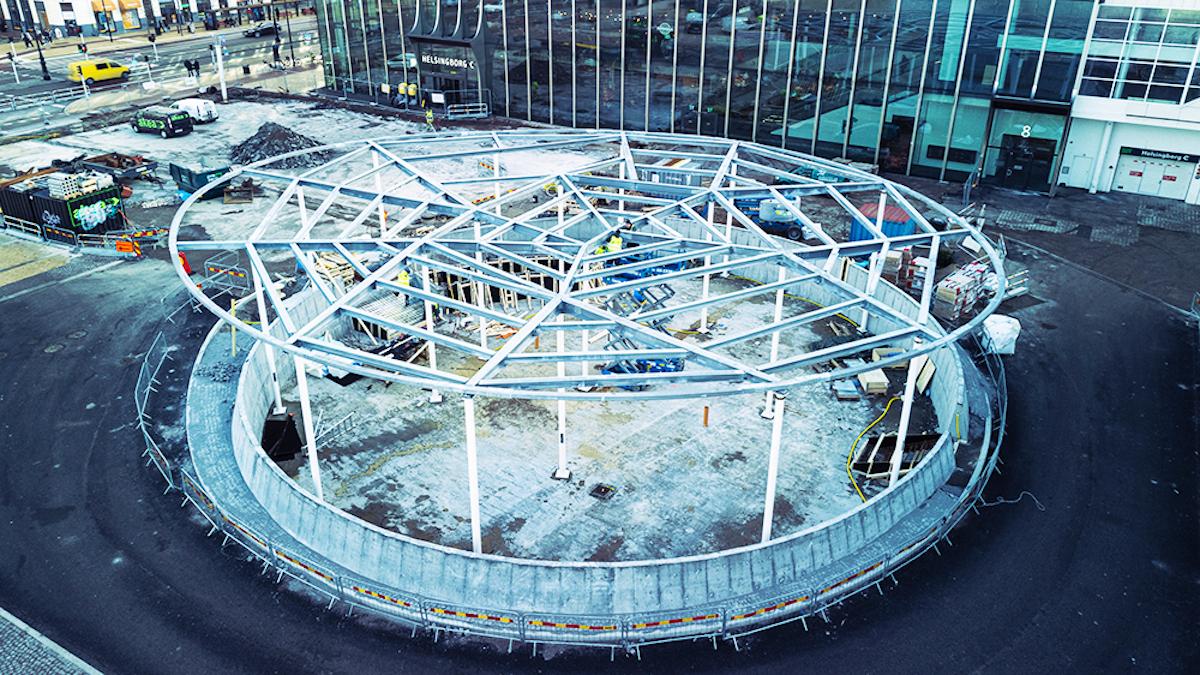 Norconsults konstruktörer har varit med och rustat upp Kungstorget i Helsingborg inför den internationella stadsmässan H22 city Expo med ett nedsänkt cykelgarage som kronan på verket