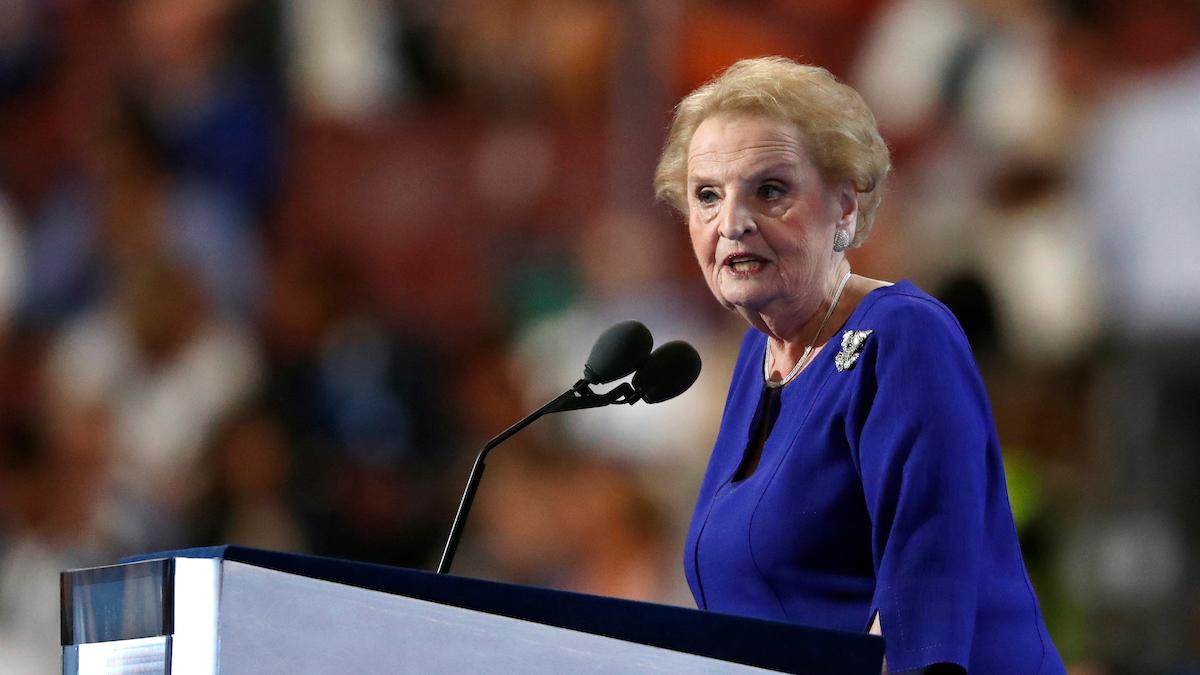 USA:s första kvinnliga utrikesminister Madeleine Albright död