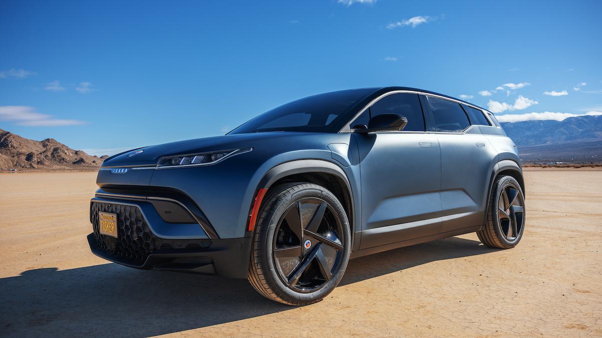 Fisker Ocean gör europeisk debut i Barcelona