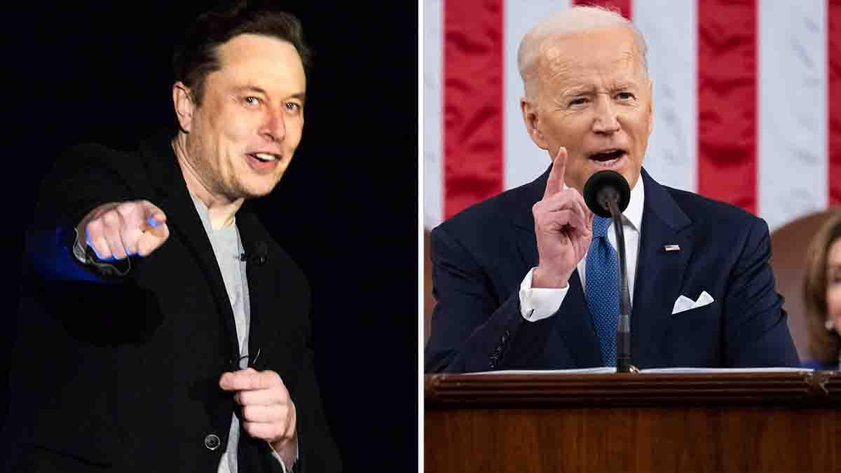 Bråket mellan USA:s president Joe Biden och Teslachefen Elon Musk fortsätter efter att presidenten i natt inte nämnde Tesla i sitt tal till nationen.
