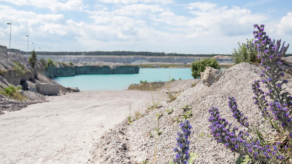 Cementa har skickat in en ny ansökan om tillstånd att bryta kalksten i Slite i fyra år till.